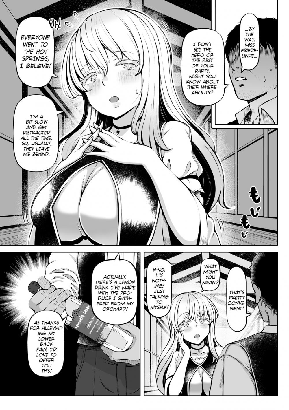 Hentai Manga Comic-Sleeping Saintess's Relief Hole!-Read-8